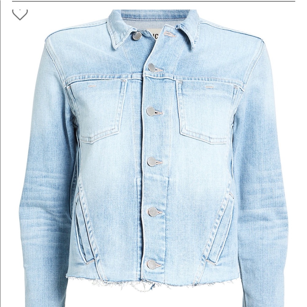 L’agence XS cropped denim jacket new with tags